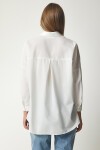 Oversize Basic Gömlek EKRU LDD0003