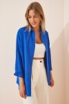 Oversize Basic Gömlek KOYU MAVİ LDD0003