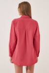 Oversize Basic Gömlek NAR ÇİÇEĞİ LDD0003