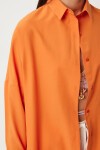 Oversize Basic Gömlek ORANJ LDD0003