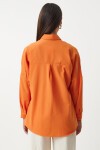 Oversize Basic Gömlek ORANJ LDD0003