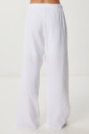 Püsküllü Müslin Pantolon BEYAZ LBV0064