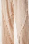 Püsküllü Müslin Pantolon KREM LBV0064