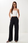 Püsküllü Müslin Pantolon SİYAH LBV0064