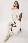 Yumuşak Modal Bluz Pantolon Takım KEMİK LCI0060
