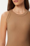 3’lü Paket Fitilli Örme Atlet SİYAH BEYAZ BİSKÜVİ LEN0035