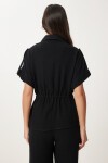Keten Ceket Pantolon Takım SİYAH LDP0057