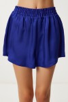 Mini Saten Yüzeyli Şort MOR LFG0096