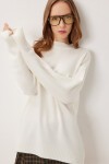 Oversize Basic Triko Kazak EKRU LDD0127