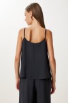 Askılı Modal Bluz Pantolon Takım SİYAH LMC0065
