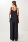 Askılı Modal Bluz Pantolon Takım SİYAH LMC0065