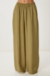 Askılı Modal Bluz Pantolon Takım ZEYTİN YEŞİLİ LMC0065