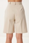 Cepli Bermuda Dokuma Şort KREM LFK0015