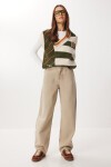 Kesik Paça Baggy Jean P0291 BEJ LRI0030