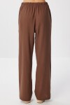 Keten Bluz Pantolon Takım KAKAO LMC0062