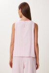 Keten Bluz Pantolon Takım ŞEKER PEMBE LMC0062