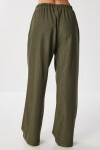 Geniş Paça Fitilli Örme Pantolon HAKİ LMW0031