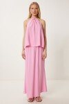Modal Bluz Etek Takım PEMBE LHL0006