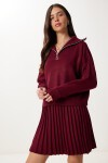 Triko Kazak Etek Takım BORDO LPF0115