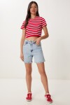 Bermuda Denim Şort AÇIK MAVİ LUT0017