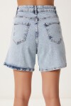 Bermuda Denim Şort AÇIK MAVİ LUT0017