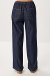 Gold Düğmeli Denim Ceket Pantolon Takım KOYU MAVİ LRI0014