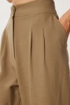 Keten Yelek Pantolon Takım KİL YEŞİLİ LRV0117