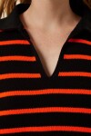 Polo Yaka Triko Kazak ORANJ LUS0005