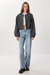 Soft Kaşe Bomber Ceket ANTRASİT LUB0248