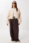 Soft Kaşe Bomber Ceket KREM LUB0248