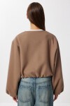 Soft Kaşe Bomber Ceket VİZON LUB0248