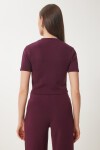 Fitted/Vücuda Oturan Esnek Modal Alt-Üst Takım MÜRDÜM LUB0086