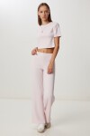 Fitted/Vücuda Oturan Esnek Modal Alt-Üst Takım ŞEKER PEMBE LUB0086
