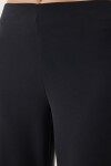 Fitted/Vücuda Oturan Esnek Modal Alt-Üst Takım SİYAH LUB0086