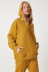 Kapüşonlu Sweatshirt Jogger Oversize Örme Eşofman Takımı HARDAL LPYS003