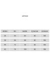 Dikişli Straight Poliviskon Pantolon BEJ LGP0023