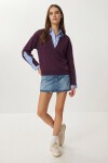 Gömlek Yaka Modal Sweatshirt MÜRDÜM LXA0018