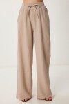 Oversize Müslin Gömlek Pantolon Takım BEJ LSA0014