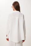 Oversize Müslin Gömlek Pantolon Takım EKRU LSA0014
