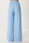 Oversize Müslin Gömlek Pantolon Takım GÖK MAVİ LSA0014