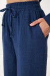 Oversize Müslin Gömlek Pantolon Takım LACİVERT LSA0014