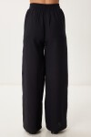 Oversize Müslin Gömlek Pantolon Takım SİYAH LSA0014
