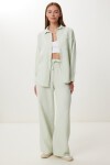 Oversize Müslin Gömlek Pantolon Takım SU YEŞİLİ LSA0014