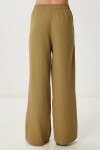 Oversize Müslin Gömlek Pantolon Takım ZEYTİN YEŞİLİ LSA0014