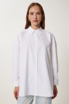Oversize Poplin Gömlek EKRU LWF0041