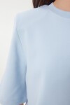 Vatkalı İnterlok Tshirt GÖK MAVİ LUS0085