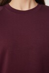 Vatkalı İnterlok Tshirt MÜRDÜM LUS0085