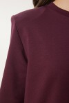 Vatkalı İnterlok Tshirt MÜRDÜM LUS0085