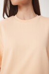 Vatkalı İnterlok Tshirt ŞEFTALİ LUS0085