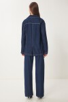 Denim Ceket Pantolon Takım KOYU MAVİ LLC0001
